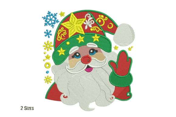 Christmas Embroidery Designs Santa Claus